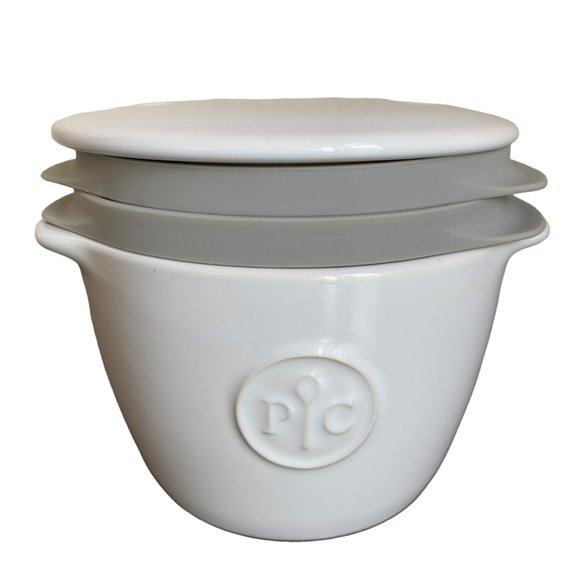 Pampered Chef Breakfast Sandwich Maker #2634 Ceramic White EUC - Picture 4 of 9